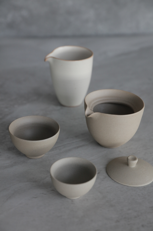 Ceramic Stoneware Minimalist Tea Set